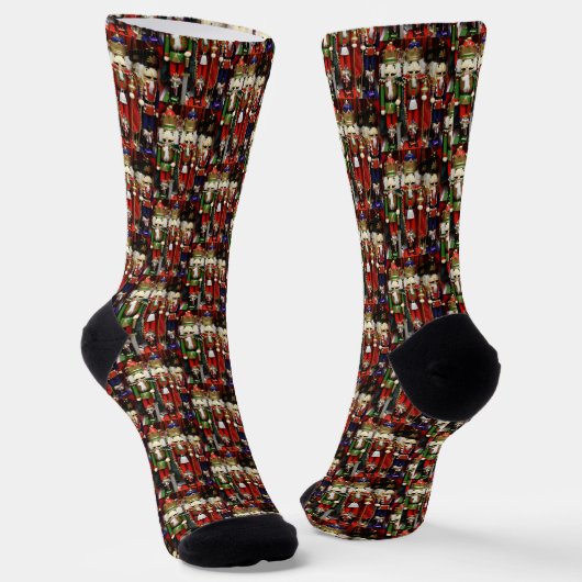 Wise Crackers Nutcracker Weihnachten Socken (Gewinkelt)