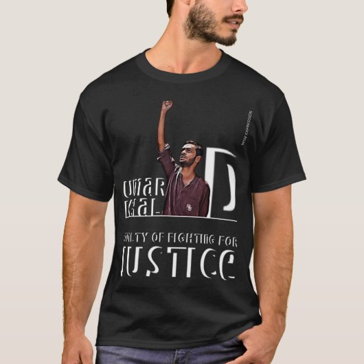 Wise Expression UMAR KHALID ist mein HERO T - Shir T-Shirt (Vorderseite)