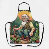 Wise GardenerCharming Vegetable Schürze (Vorderseite)