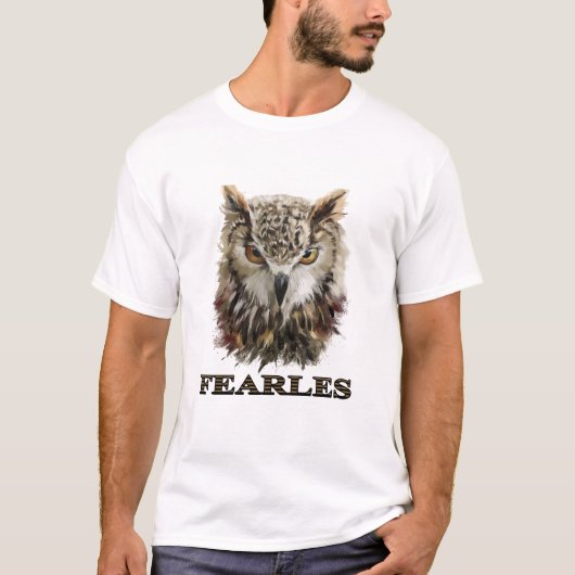 Wise Gaze Owl T-Shirt 🦉 (Vorderseite)