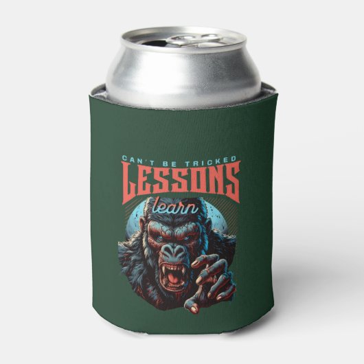 Wise Gorilla Lessons Learn Foam Cup Holder  Dosenkühler (Kanne Vorderseite)