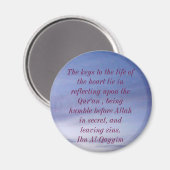 Wise Islamic Quote Magnet (Vorderseite/Rückseite)