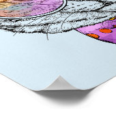 Wise Kitty Kat Poster (Ecke)