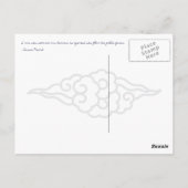 Wise Man Makes His Own Decisions - Chinese Proverb Postkarte (Rückseite)