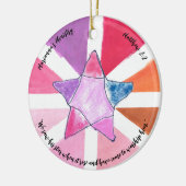 Wise Man Star Ornament (Links)