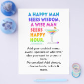Wise Man sucht Happy Hour Beer Flyer (Einzeln)