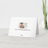 Wise Man with Compass and Globe Fine Art Card Karte (Rückseite)