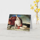 Wise Man with Compass and Globe Fine Art Card Karte (Gelbe Blume)