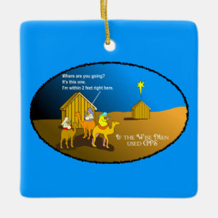Wise Men Geocaching Keramikornament