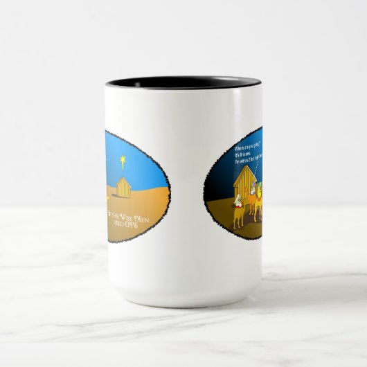 Wise Men Geocaching Tasse (Zentrum)