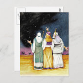 Wise Men postcard Postkarte (Vorne/Hinten)