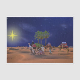 Wise Men Star Weihnachtsgrafik Seidenpapier