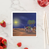 Wise Men Star Weihnachtsgrafik Serviette (Beispiel)