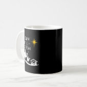 Wise Men Still Seek Him Christian Christmas Jesus  Kaffeetasse (Vorderseite Links)