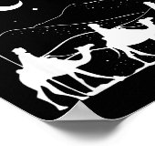 Wise Men Still Seek Him Christian Christmas Jesus  Poster (Ecke)