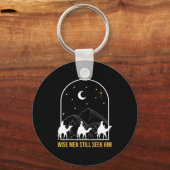 Wise Men Still Seek Him Nativity Scene Christian C Schlüsselanhänger (Vorderseite)