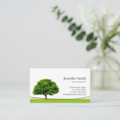 Wise Oak Tree Care Service - Ernennung Terminkarte (Stehend Vorderseite)