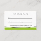 Wise Oak Tree Care Service - Ernennung Terminkarte (Rückseite)