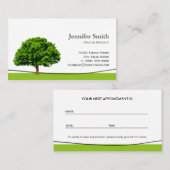 Wise Oak Tree Care Service - Ernennung Terminkarte (Vorne/Hinten)