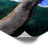 Wise Old Owl Rhime Poster (Ecke)