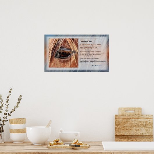 Wise One motivierend Poster, © Kim McElroy Poster (Küche)