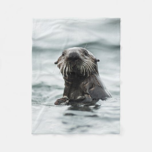 Wise Otter Fleecedecke (Vorderseite)