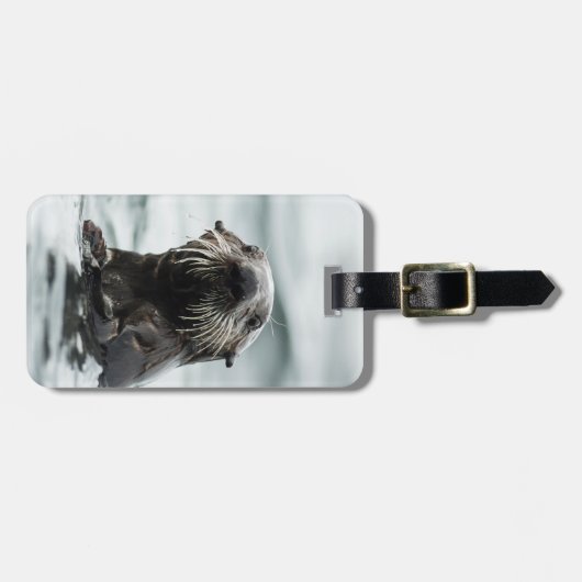 Wise Otter Gepäckanhänger (Vorderseite horizontal)