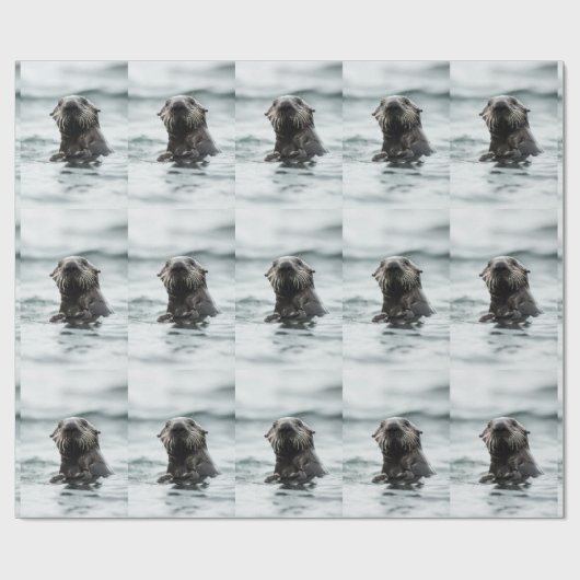 Wise Otter Geschenkpapier (Flach)