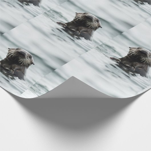 Wise Otter Geschenkpapier (Ecke)