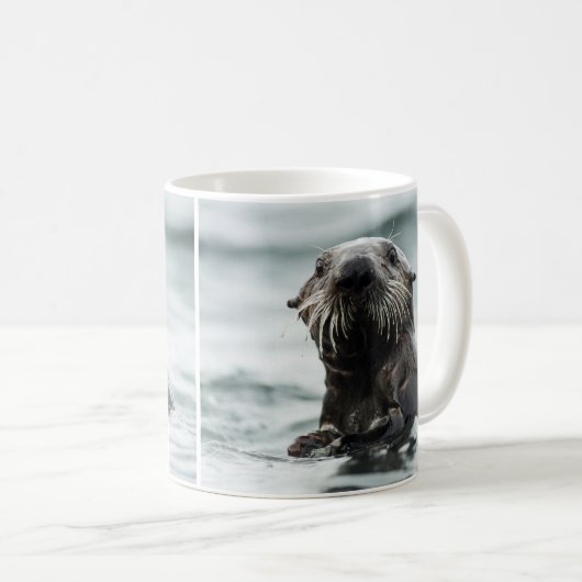 Wise Otter Kaffeetasse (VorderseiteRechts)