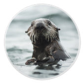 Wise Otter Keramikknauf (Vorderseite)