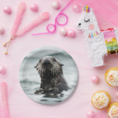 Wise Otter Pappteller (Party)