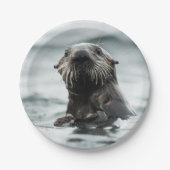 Wise Otter Pappteller (Vorderseite)