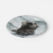 Wise Otter Pappteller (Schrägansicht)