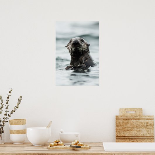Wise Otter Poster (Küche)