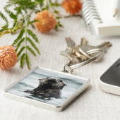 Wise Otter Schlüsselanhänger (Seite)