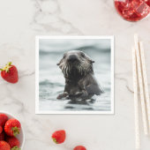 Wise Otter Serviette (Beispiel)