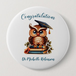 Wise Owl Abschluss Button