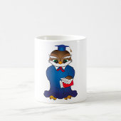 Wise Owl Abschluss Niedlich Scholar Bird Kaffeetasse
