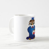 Wise Owl Abschluss Niedlich Scholar Bird Kaffeetasse (Vorderseite Links)