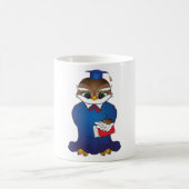 Wise Owl Abschluss Niedlich Scholar Bird Kaffeetasse (Mittel)
