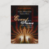 Wise Owl Fraktal Mini Flyer Visitenkarte (Rückseite)