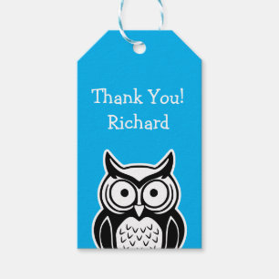 Wise Owl Gift Tags Geschenkanhänger