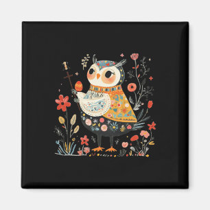 Wise Owl Guardian - Ostereier Magnet