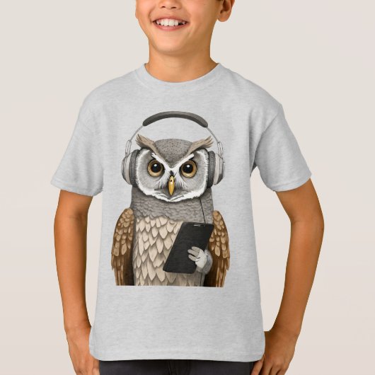Wise Owl Kid T-Shirt (Vorderseite)