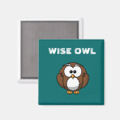 WISE OWL MAGNET (Vorderseite/Rückseite)
