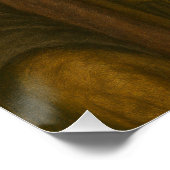  Wise Owl Scholar Portrait in Academic Regalia Poster (Ecke)