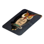 Wise Owl Vielen Dank Magnet (Linke Seite)