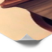 Wise Owl Wear Abschluss, der im Buch ausgeführt wu Poster (Ecke)