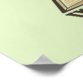 Wise Owls Literaturplakat Poster (Ecke)